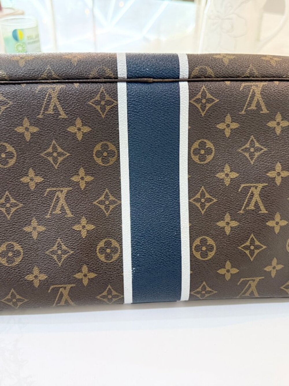 Louis Vuitton Neverfull MM Monogram Personalized "K" with matching pouch - Picture 7 of 15